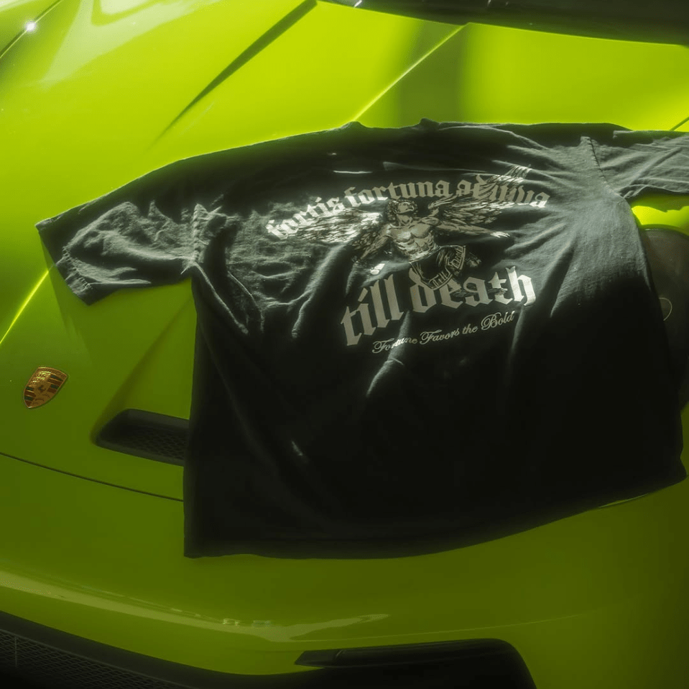 FORTUNE FAVORS THE BOLD OVERSIZED T - SHIRT - CommittedTillDeath.com