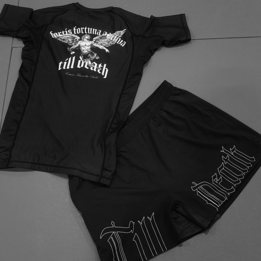TILL DEATH GRAPPLING SHORTS - CommittedTillDeath.com