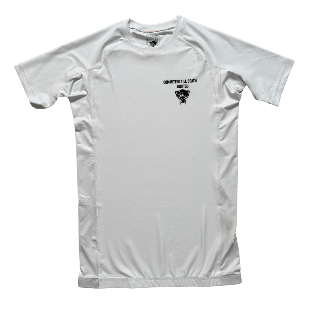 C.T.D OG RASH GUARD WHITE - CommittedTillDeath.com