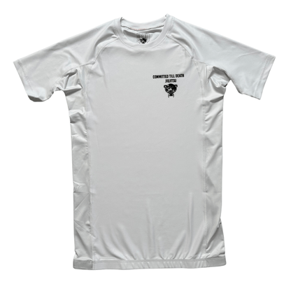 C.T.D OG RASH GUARD WHITE - CommittedTillDeath.com