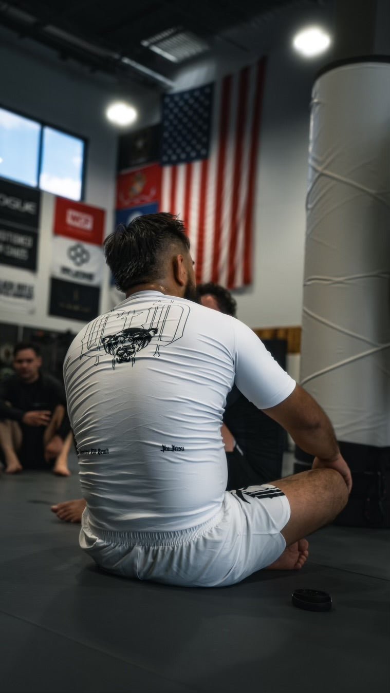 C.T.D OG RASH GUARD WHITE - CommittedTillDeath.com