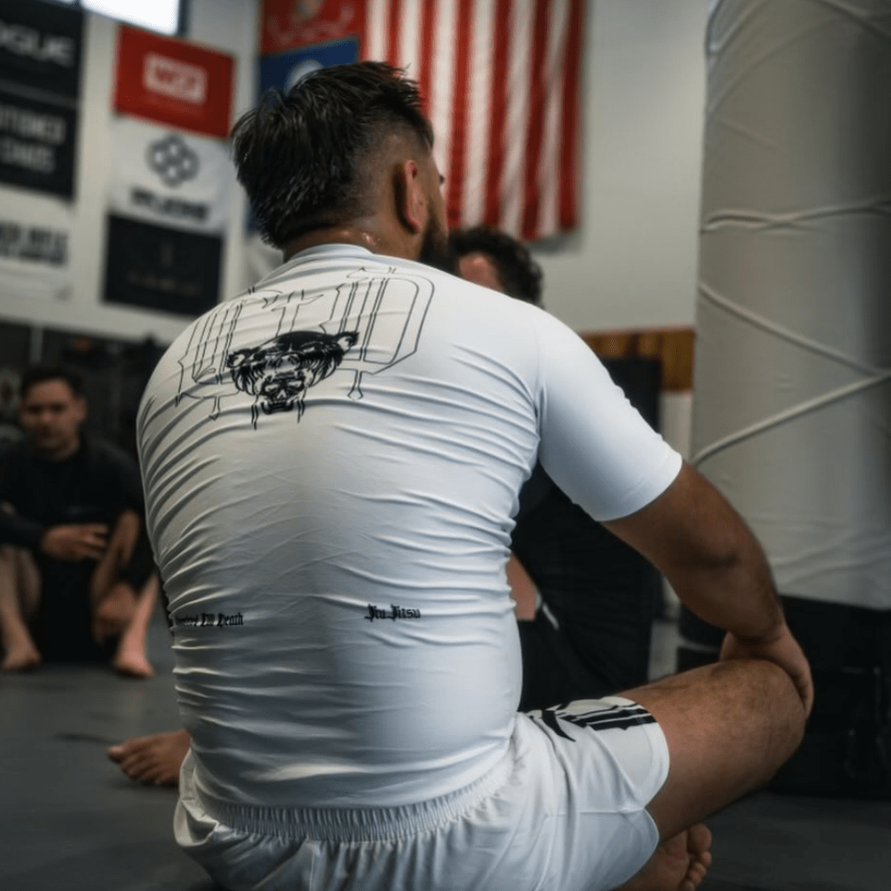 C.T.D OG RASH GUARD WHITE - CommittedTillDeath.com