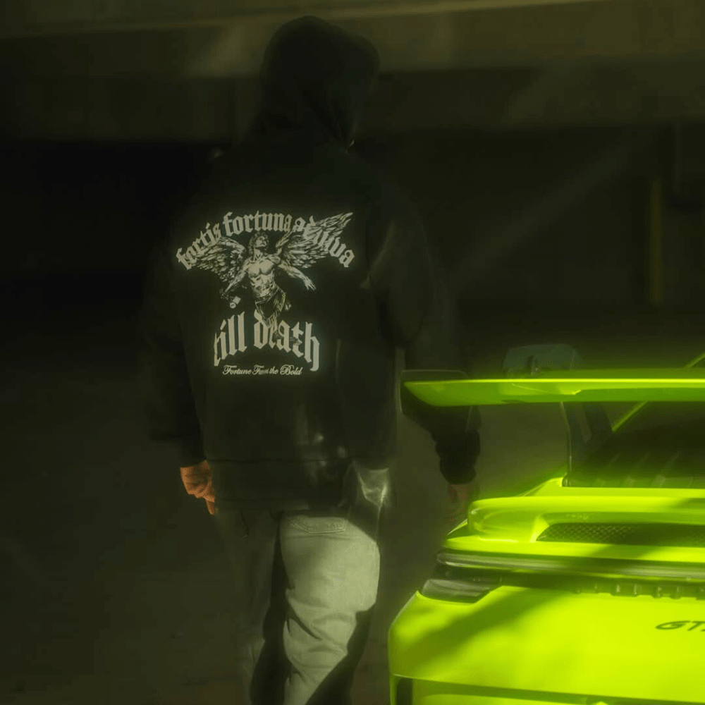 FORTUNE FAVORS THE BOLD HOODIE - CommittedTillDeath.com