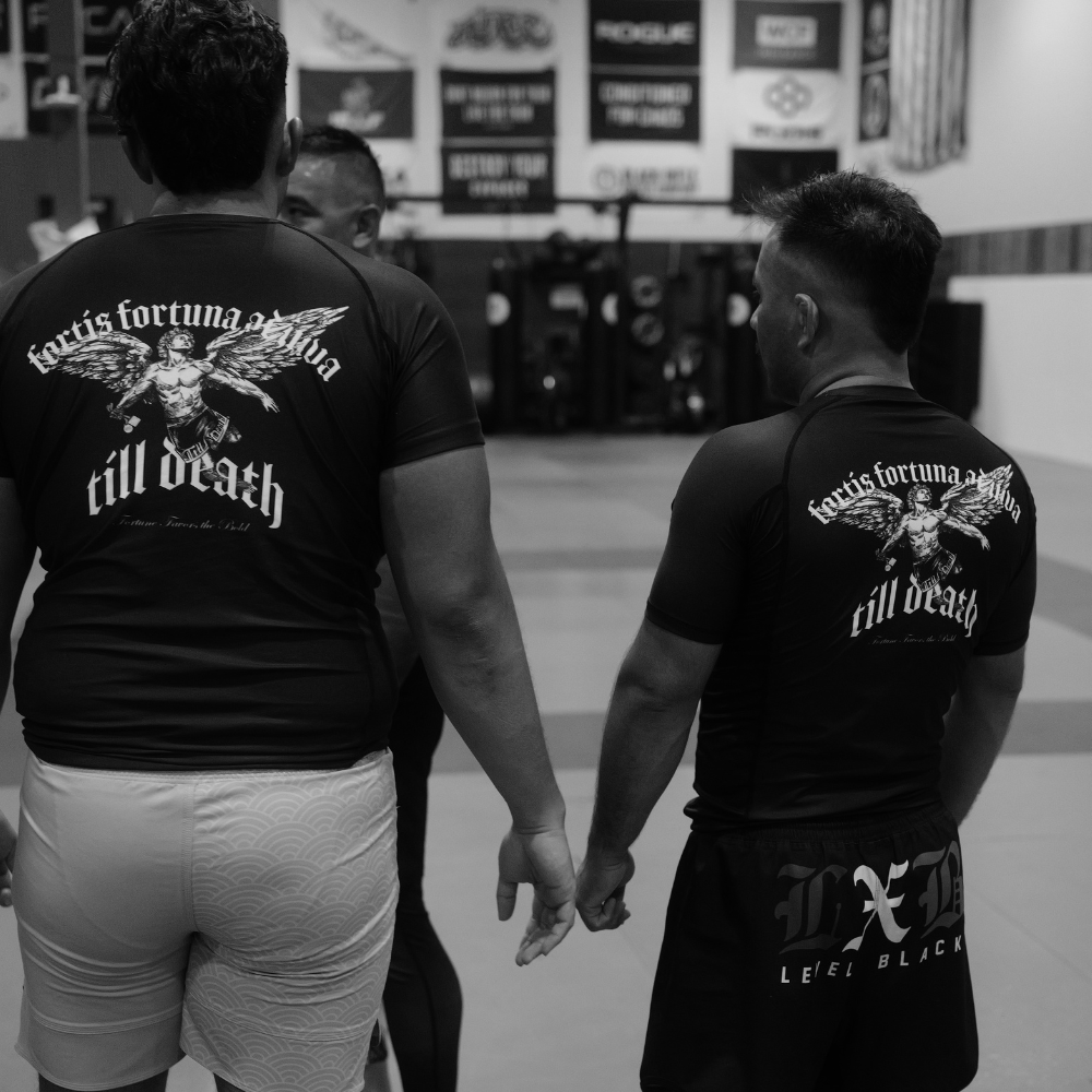 FORTUNE FAVORS THE BOLD RASH GUARD - CommittedTillDeath.com