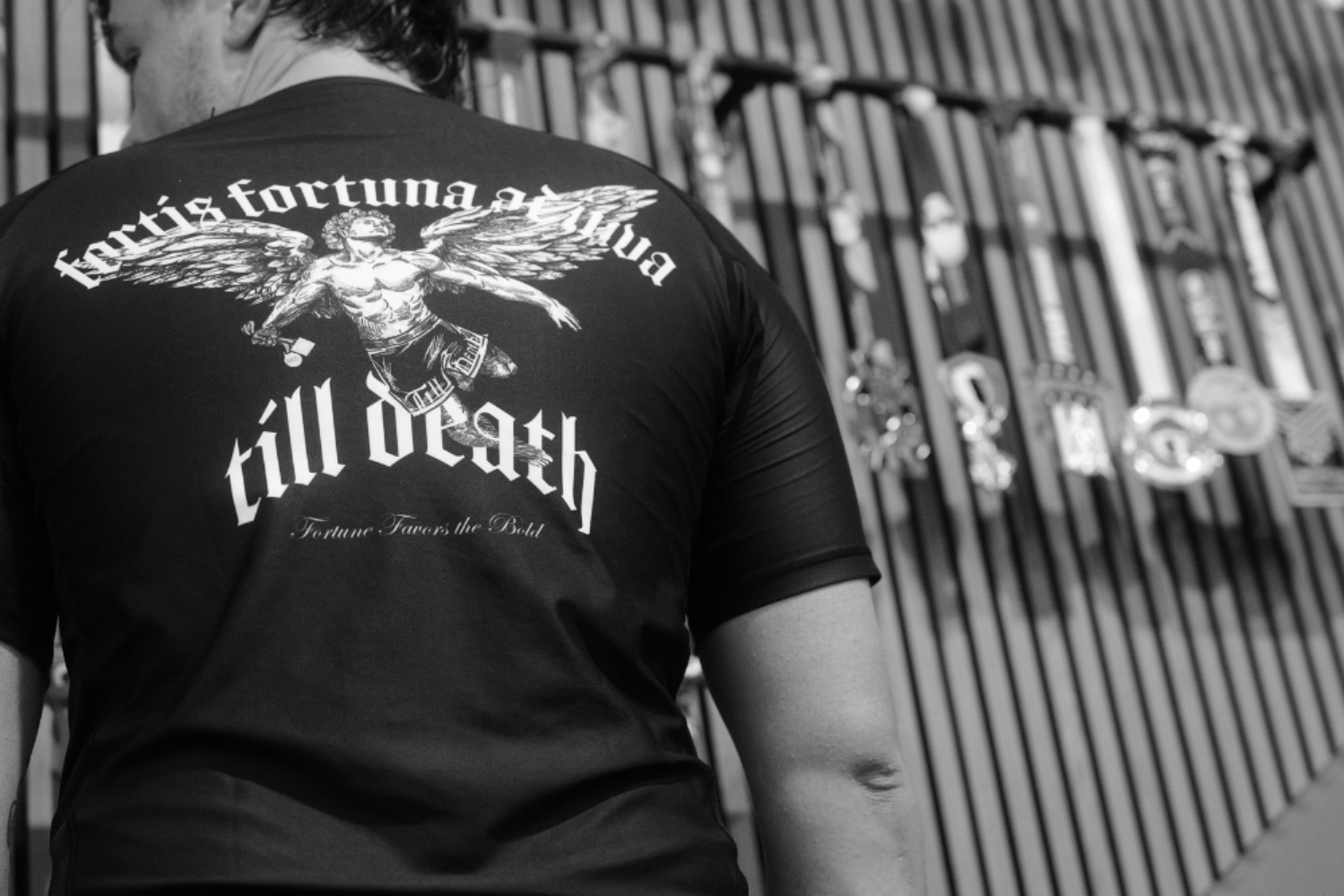 FORTUNE FAVORS THE BOLD RASH GUARD - CommittedTillDeath.com